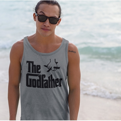TANK TOP THE GODFATHER & SCAREFACE THE GODFATHER WHITE
